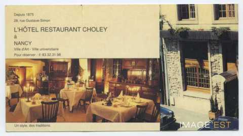 Hôtel restaurant Choley (Nancy)